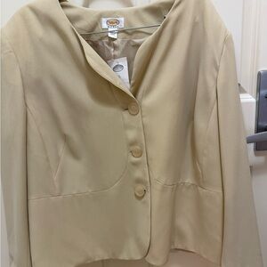 Talbots Butter Yellow Women's Blazer